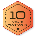 10 years warranty