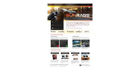 SunRage Infosheet
